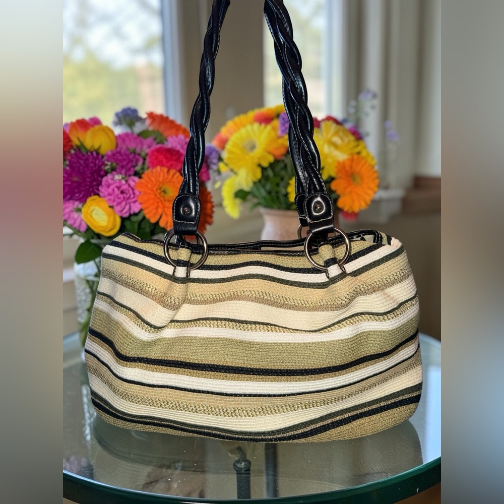 Rosetti Straw Tote Bag in Natural Straw Color